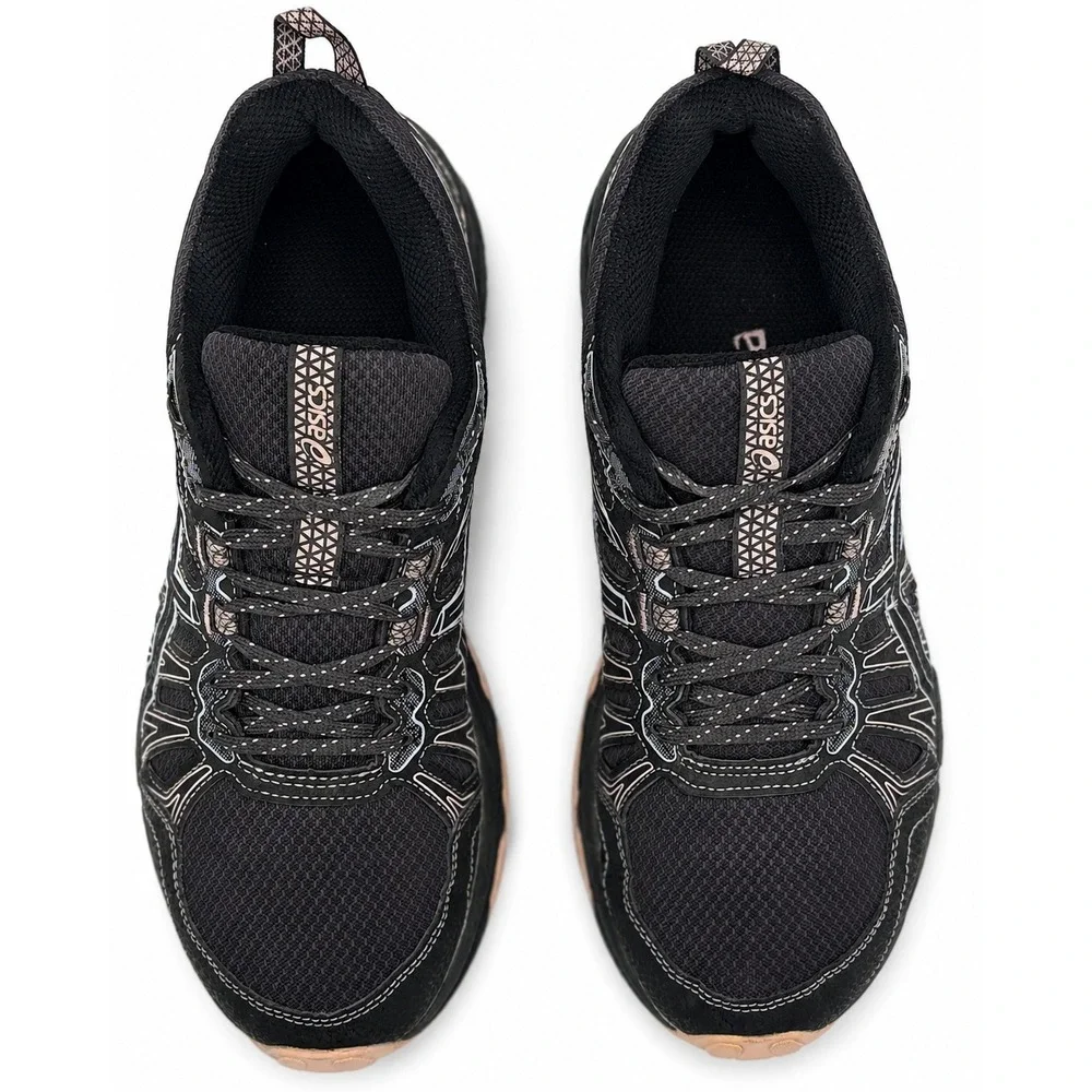 ASICS Gel-Venture 7 Womens Size 8 Black Athletic Trail Running Sneakers 1012A983